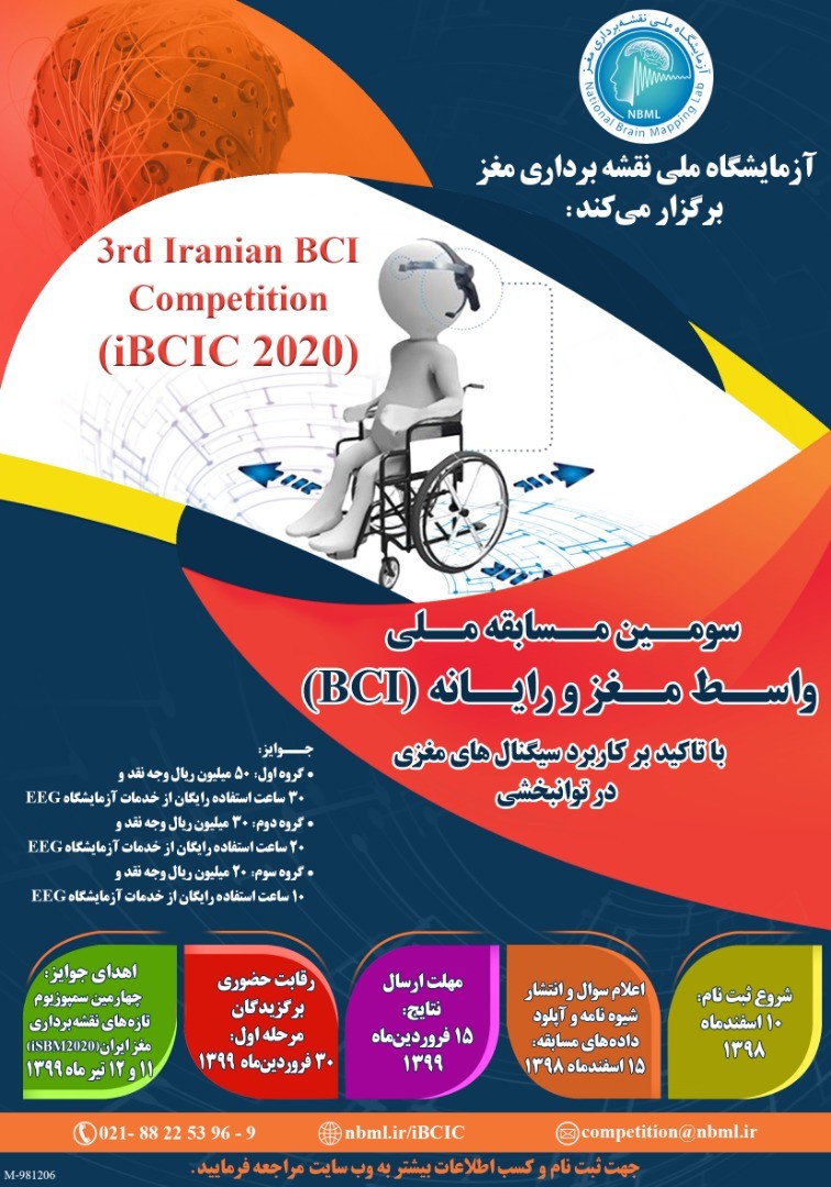 سومین مسابقه ملی واسط مغز و رایانه (iBCIC2020)